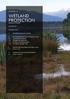 WETLAND PROTECTION CHAPTER 14 MONICA PETERS CONTENTS INTRODUCTION 1 ENSURING WETLAND ACCESS