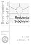 Residential Subdivision