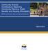 Community Amenity Contributions: Balancing Community Planning, Public Benefits and Housing Affordability