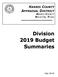Division 2019 Budget Summaries