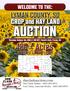 AUCTION. CROP and HAY LAND WELCOME TO THE: OFFERED AS ONE TRACT