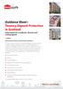 Guidance Sheet : Tenancy Deposit Protection in Scotland Information for Landlords, Tenants and Letting Agents