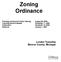 Zoning Ordinance Planning Commission Public Hearing: August 28, 2006 Township Board Adopted: December 11, 2006 Publication: December 16, 2006