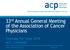 33 rd Annual General Meeting of the Association of Cancer Physicians