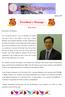 President s Message. Dr K H Lee. Spring Dear Fellows & Members,