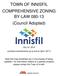 TOWN OF INNISFIL COMPREHENSIVE ZONING BY-LAW (Council Adopted)