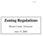 Zoning Regulations. Blount County, Tennessee