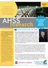 AHSS. research NEW PROFESSOR OF LAW IRC FUNDING AWARD ARTS, HUMANITIES AND SOCIAL SCIENCES RESEARCH NEWSLETTER FEBRUARY 2014