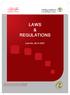 LAWS & REGULATIONS. Law No. 26 of 2007