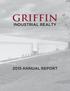 2015 ANNUAL REPORT Griffin Industrial Realty, Inc. One Rockefeller Plaza - Suite 2301 New York, NY (212)