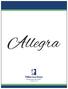 Allegra Features List