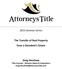 The Transfer of Real Property from a Decedent's Estate Greg Henshaw Title Counsel Winston Salem & Greensboro