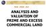 MAAO UMASS 2010 ANALYSIS AND VALUATION OF PRIME AND EXCESS COMMERCIAL LAND