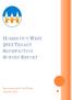 HOMES OUT WEST 2013 TENANT SATISFACTION SURVEY REPORT