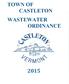 TOWN OF CASTLETON WASTEWATER ORDINANCE