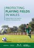 Protecting Playing Fields in Wales