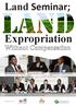 Expropriation. Openning Remarks, Mr Zama Xalisa. ARC.