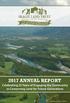 2017 ANNUAL REPORT Celebrating 25 Years of Engaging the Community in Conserving Land for Future Generations
