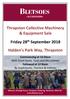 Thrapston Collective Machinery & Equipment Sale. Friday 28 th September 2018 Halden s Park Way, Thrapston