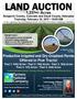 LAND AUCTION. Productive Irrigated and Dry Cropland Farms Offered in Five Tracts!