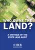 WHO OWNS THE A CRITIQUE OF THE STATE LAND AUDIT