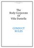 The Body Corporate Of Villa Daniella