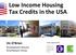Low Income Housing Tax Credits in the USA