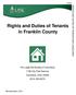 Rights and Duties of Tenants in Franklin County