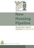 New Housing Pipeline. Quarterly report. December Analysis of market conditions and prospects prepared by Glenigan.