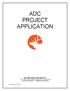 ADC PROJECT APPLICATION