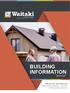 BUILDING INFORMATION BOOKLET. IMPORTANT INFORMATION about building legislation, consents and inspection processes