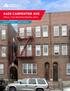 TEAM SHAPIRO 4429 CARPENTER AVE. 3 Story, 7 Unit Residential Building, Bronx REDUCED PRICE NORTH BRONX CUSHMAN & WAKEFIELD 1