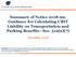 Summary of Notice : Guidance for Calculating UBIT Liability on Transportation and Parking Benefits Sec. 512(a)(7)