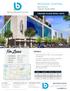 For Lease MODERA CENTRAL GROUND FLOOR RETAIL UNITS. 125 E. Pine St. Orlando, Florida Highlights
