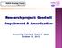 Research project: Goodwill -Impairment & Amortization-