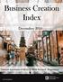 Business Creation Index