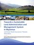 Towards a Sustainable Land Administration and Management System in Myanmar