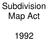 Subdivision Map Act 1992