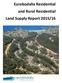 Eurobodalla Residential and Rural Residential Land Supply Report 2015/16