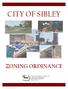 CITY OF SIBLEY ZONING ORDINANCE. Sibley, Iowa 2014 Zoning Ordinance
