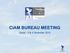 CIAM BUREAU MEETING. Dubaï - 3 & 4 December 2015