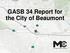 GASB 34 Report for the City of Beaumont