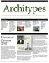 Architypes. Annual Newsletter Volume 21, Issue 1 Fall 2012