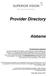Provider Directory. Alabama