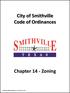 City of Smithville Code of Ordinances