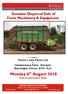 Monday 6 th August 2018 Sale to commence 10am