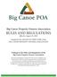 Big Canoe POA. Big Canoe Property Owners Association RULES AND REGULATIONS. Effective August 23, 2018