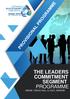 THE LEADERS COMMITMENT SEGMENT PROGRAMME VENUE: TSAVO HALL A, KICC, NAIROBI 1