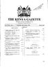 Published by Authority of the Republic of Kenya (Registered as a Newspaper at the G.P.O.) Vol. CXV111 No. 6 NAIROBI, 22nd January, 2016 Price Sh.