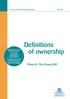 Definitions of ownership